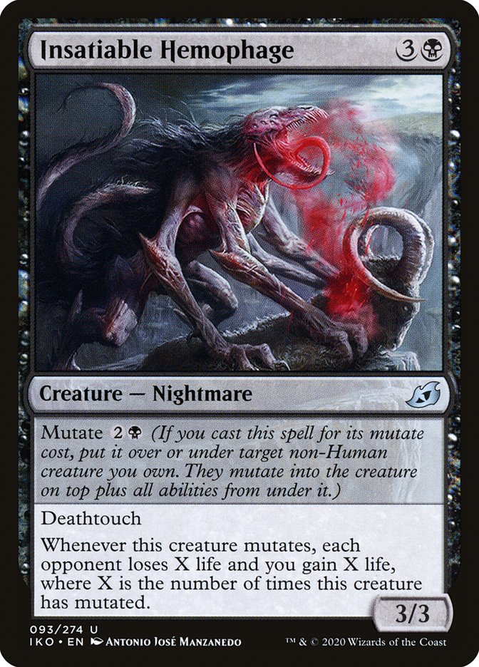 Insatiable Hemophage [Ikoria: Lair of Behemoths] - The Mythic Store | 24h Order Processing