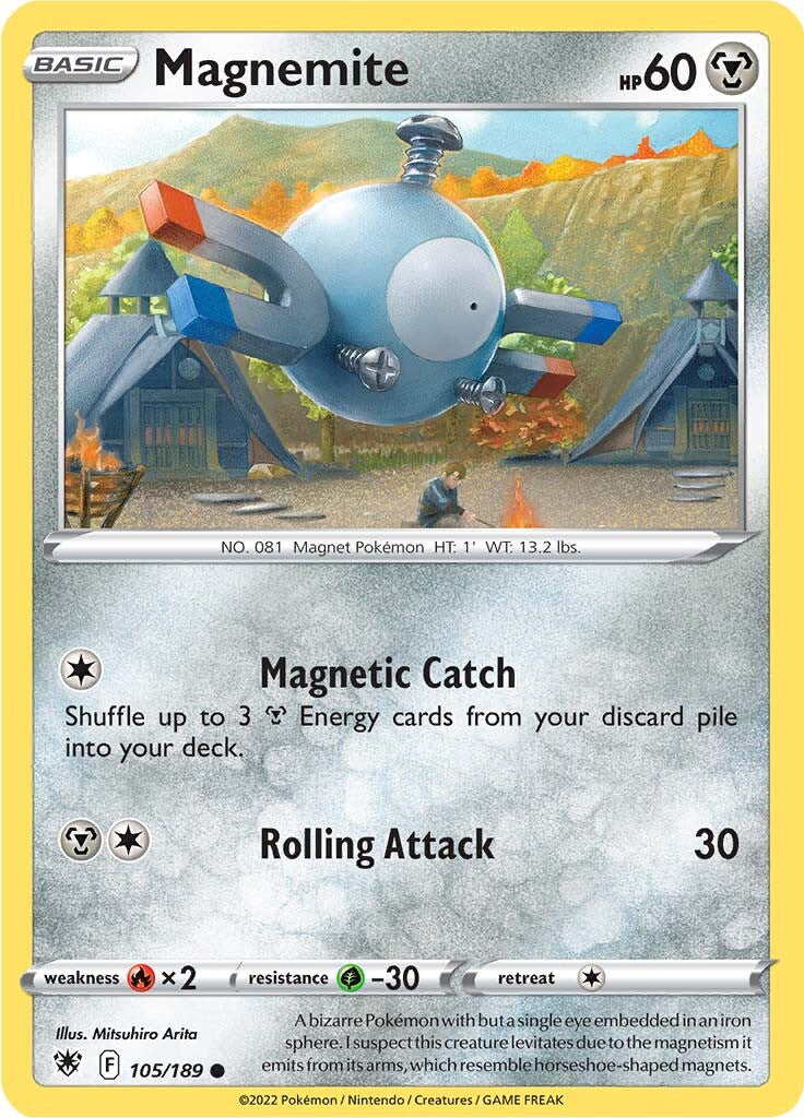 Magnemite (105/189) [Sword & Shield: Astral Radiance] - The Mythic Store | 24h Order Processing