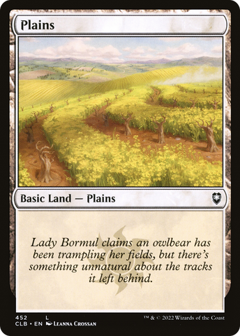 Plains (452) [Commander Legends: Battle for Baldur's Gate] - The Mythic Store | 24h Order Processing