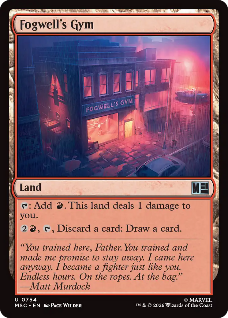 Fogwell's Gym [Marvel Super Heroes Commander] - The Mythic Store | 24h Order Processing