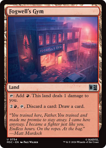 Fogwell's Gym [Marvel Super Heroes Commander] - The Mythic Store | 24h Order Processing