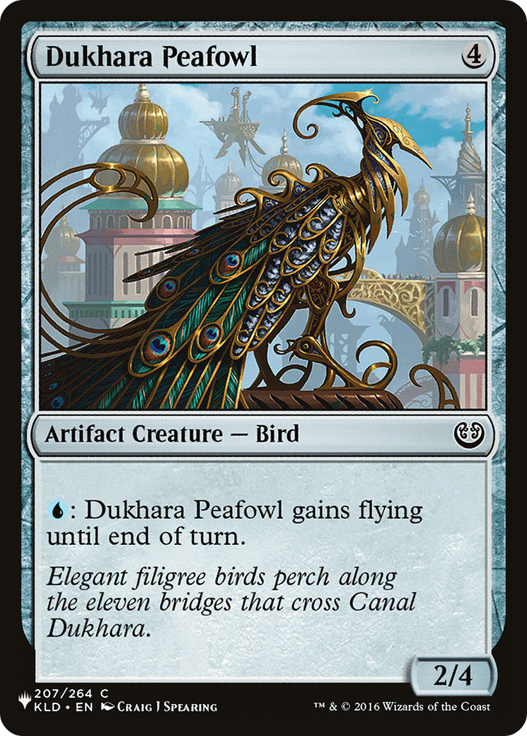 Dukhara Peafowl [The List] - The Mythic Store | 24h Order Processing