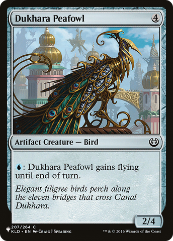 Dukhara Peafowl [The List] - The Mythic Store | 24h Order Processing