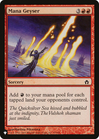 Mana Geyser [The List] - The Mythic Store | 24h Order Processing
