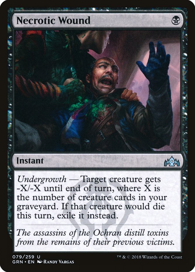 Necrotic Wound [Guilds of Ravnica] - The Mythic Store | 24h Order Processing