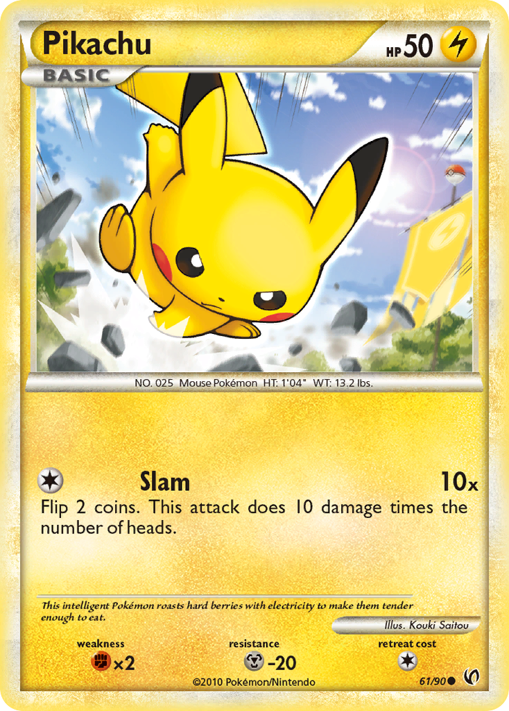 Pikachu (61/90) [HeartGold & SoulSilver: Undaunted] - The Mythic Store | 24h Order Processing