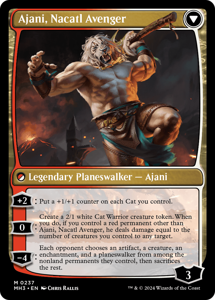 Ajani, Nacatl Pariah // Ajani, Nacatl Avenger [Modern Horizons 3] - The Mythic Store | 24h Order Processing