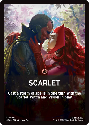 Scarlet Theme Card [Marvel Super Heroes Commander] - The Mythic Store | 24h Order Processing