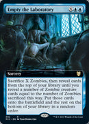 Empty the Laboratory (Extended Art) [Innistrad: Midnight Hunt Commander] - The Mythic Store | 24h Order Processing
