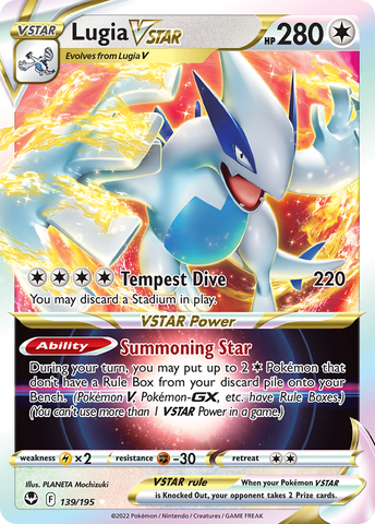 Lugia VSTAR (139/195) (Jumbo Card) [Sword & Shield: Silver Tempest] - The Mythic Store | 24h Order Processing