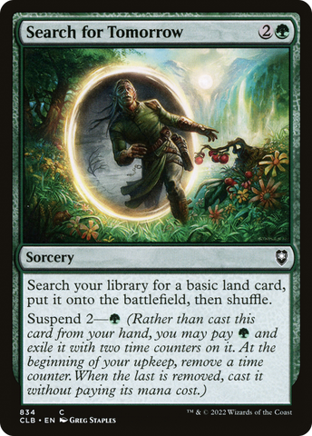 Search for Tomorrow [Commander Legends: Battle for Baldur's Gate] - The Mythic Store | 24h Order Processing