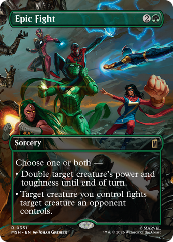 Epic Fight (Borderless) [Marvel Super Heroes] - The Mythic Store | 24h Order Processing