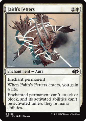 Faith's Fetters [Foundations Jumpstart] - The Mythic Store | 24h Order Processing