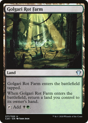 Golgari Rot Farm [Commander 2020] - The Mythic Store | 24h Order Processing