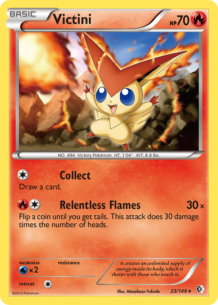 Victini (23/149) [Black & White: Boundaries Crossed] - The Mythic Store | 24h Order Processing