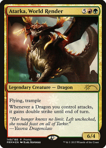 Atarka, World Render [Resale Promos] - The Mythic Store | 24h Order Processing