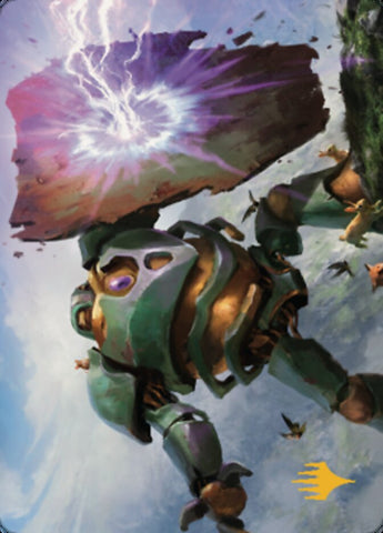 Walking Bulwark Art Card (Gold-Stamped Signature) [Dominaria United Art Series] - The Mythic Store | 24h Order Processing