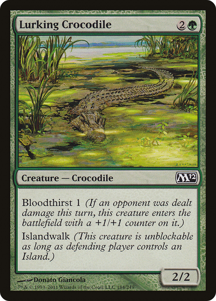 Lurking Crocodile [Magic 2012] - The Mythic Store | 24h Order Processing