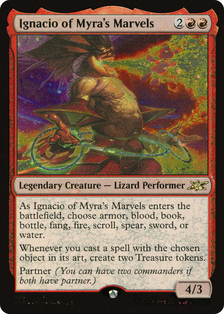Ignacio of Myra's Marvels (Galaxy Foil) [Unfinity] - The Mythic Store | 24h Order Processing