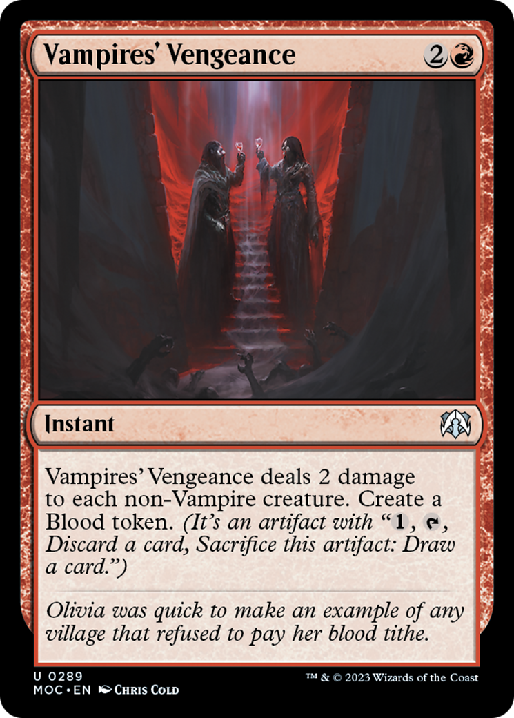 Vampires' Vengeance [March of the Machine Commander] - The Mythic Store | 24h Order Processing