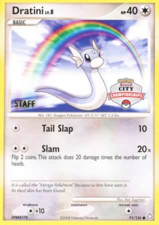 Dratini (91/146) (City Championship Promo Staff) [Diamond & Pearl: Legends Awakened] - The Mythic Store | 24h Order Processing