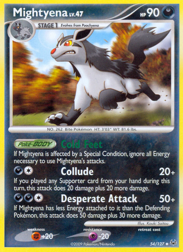 Mightyena (54/127) [Platinum: Base Set] - The Mythic Store | 24h Order Processing