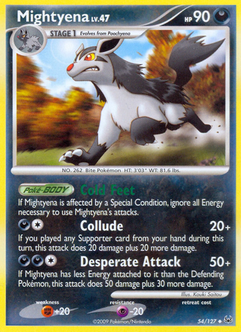 Mightyena (54/127) [Platinum: Base Set] - The Mythic Store | 24h Order Processing