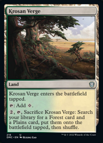 Krosan Verge [Dominaria United Commander] - The Mythic Store | 24h Order Processing