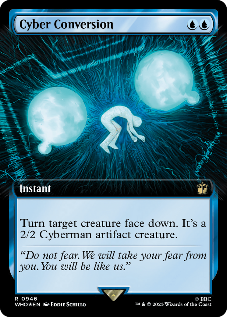 Cyber Conversion (Extended Art) (Surge Foil) [Doctor Who] - The Mythic Store | 24h Order Processing