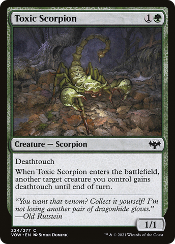 Toxic Scorpion [Innistrad: Crimson Vow] - The Mythic Store | 24h Order Processing