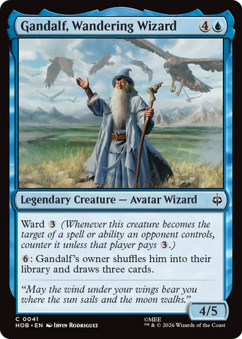 Gandalf, Wandering Wizard [The Hobbit] - The Mythic Store | 24h Order Processing