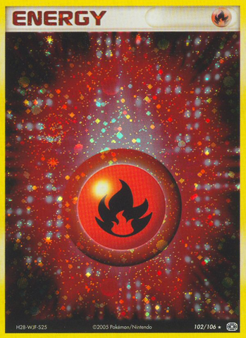Fire Energy (102/106) [EX: Emerald] - The Mythic Store | 24h Order Processing