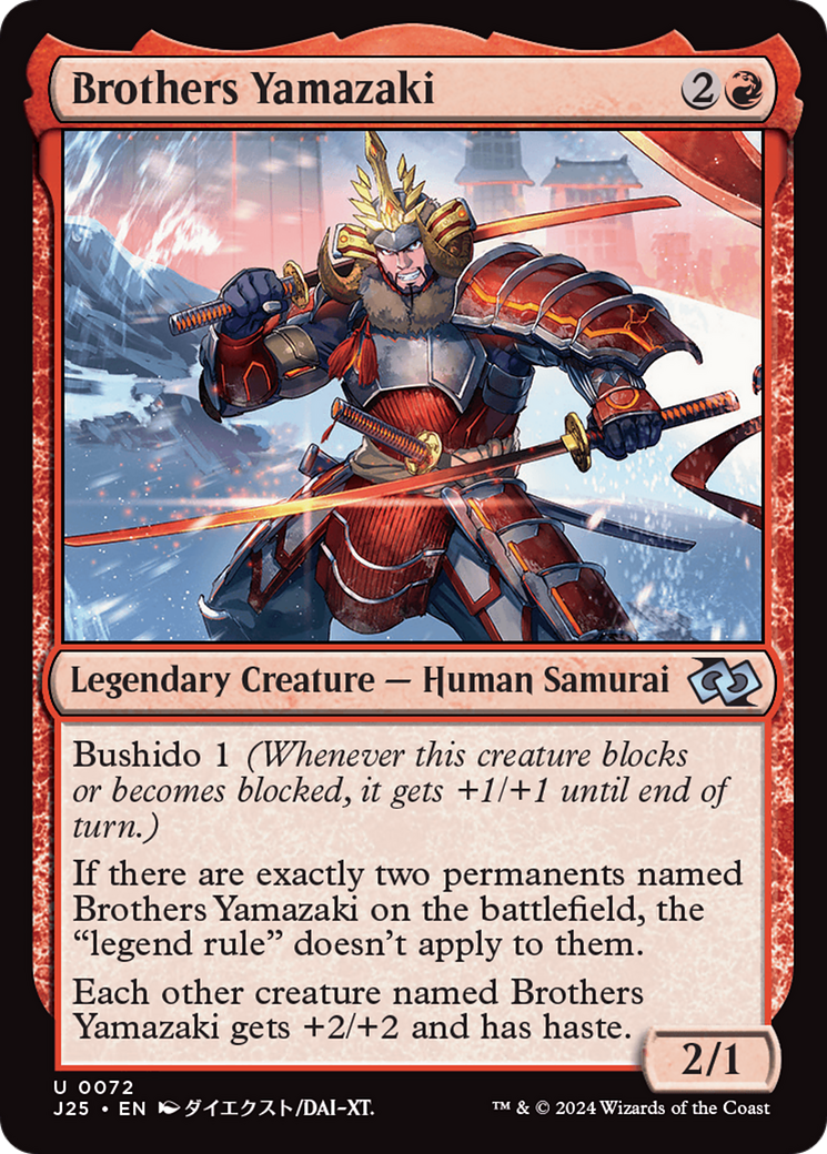 Brothers Yamazaki (72 Swords) (Anime) [Foundations Jumpstart] - The Mythic Store | 24h Order Processing