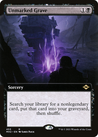 Unmarked Grave (Extended Art) [Modern Horizons 2] - The Mythic Store | 24h Order Processing