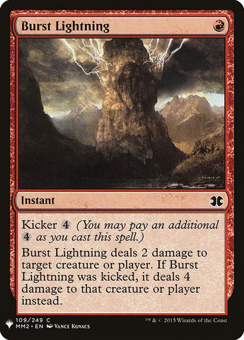 Burst Lightning [Mystery Booster] - The Mythic Store | 24h Order Processing