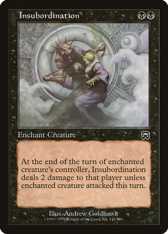 Insubordination [Mercadian Masques] - The Mythic Store | 24h Order Processing