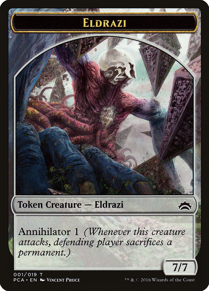 Eldrazi Spawn (002) // Eldrazi Double-Sided Token [Planechase Anthology Tokens] - The Mythic Store | 24h Order Processing