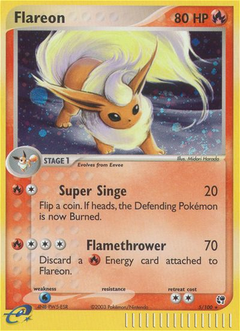 Flareon (5/100) [EX: Sandstorm] - The Mythic Store | 24h Order Processing