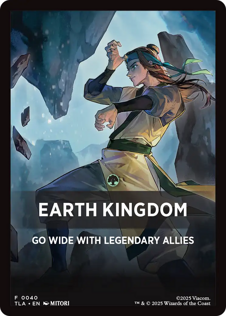 Earth Kingdom Theme Card [Avatar: The Last Airbender Tokens] - The Mythic Store | 24h Order Processing