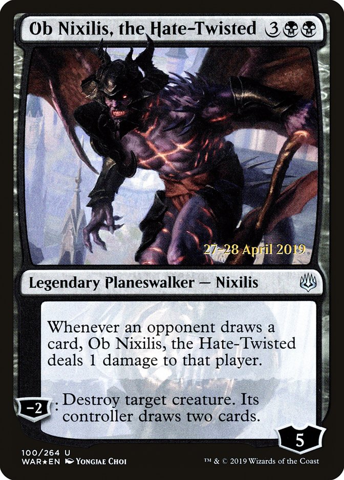 Ob Nixilis, the Hate-Twisted [War of the Spark Prerelease Promos] - The Mythic Store | 24h Order Processing