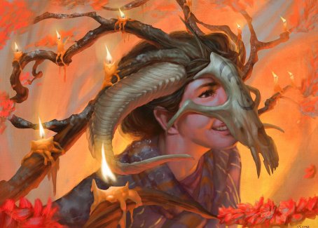 Hedgewitch's Mask Art Card [Innistrad: Midnight Hunt Art Series] - The Mythic Store | 24h Order Processing