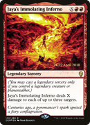 Jaya's Immolating Inferno [Dominaria Prerelease Promos] - The Mythic Store | 24h Order Processing