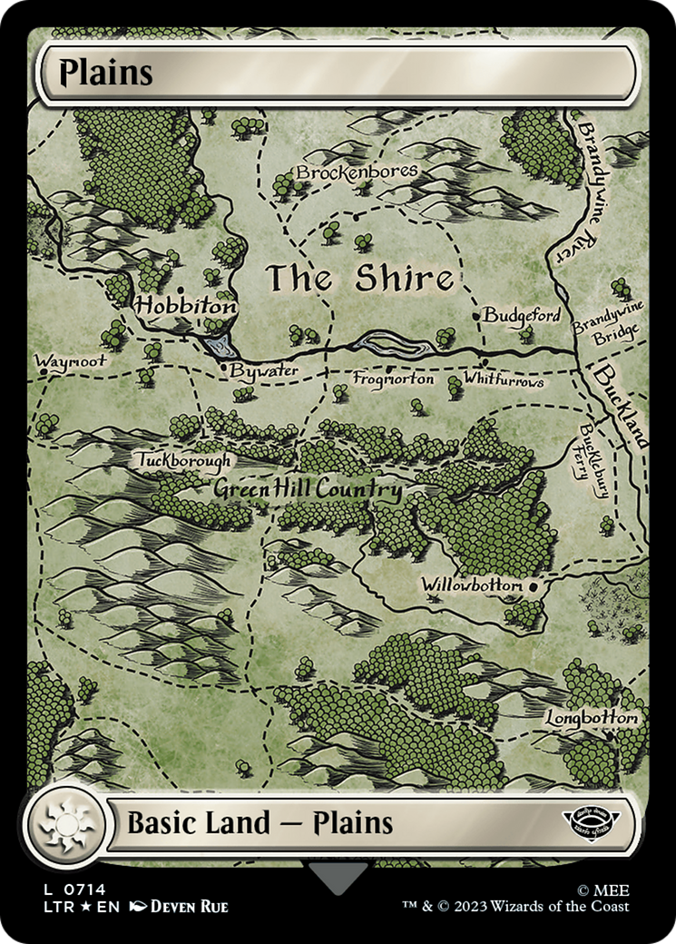 Plains (0714) (Surge Foil) [The Lord of the Rings: Tales of Middle-Earth] - The Mythic Store | 24h Order Processing