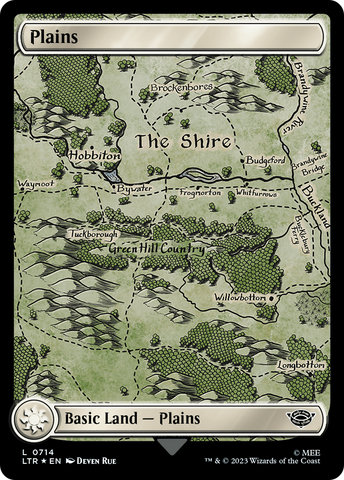 Plains (0714) (Surge Foil) [The Lord of the Rings: Tales of Middle-Earth] - The Mythic Store | 24h Order Processing