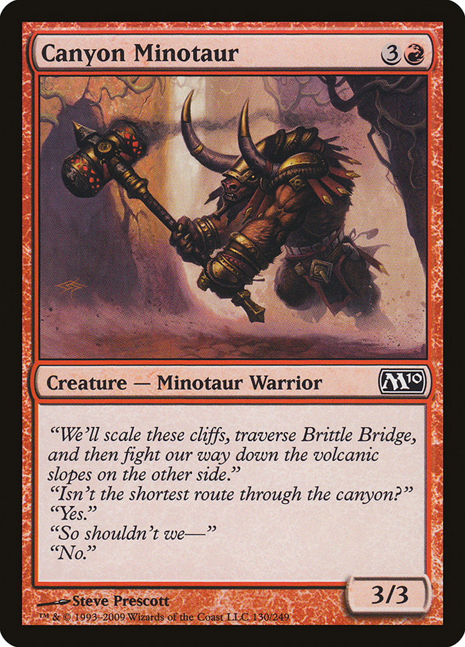 Canyon Minotaur [Magic 2010] - The Mythic Store | 24h Order Processing