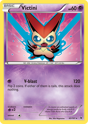 Victini (43/101) [Black & White: Noble Victories] - The Mythic Store | 24h Order Processing