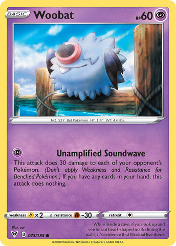 Woobat (073/185) [Sword & Shield: Vivid Voltage] - The Mythic Store | 24h Order Processing