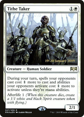 Tithe Taker [Ravnica Allegiance Prerelease Promos] - The Mythic Store | 24h Order Processing