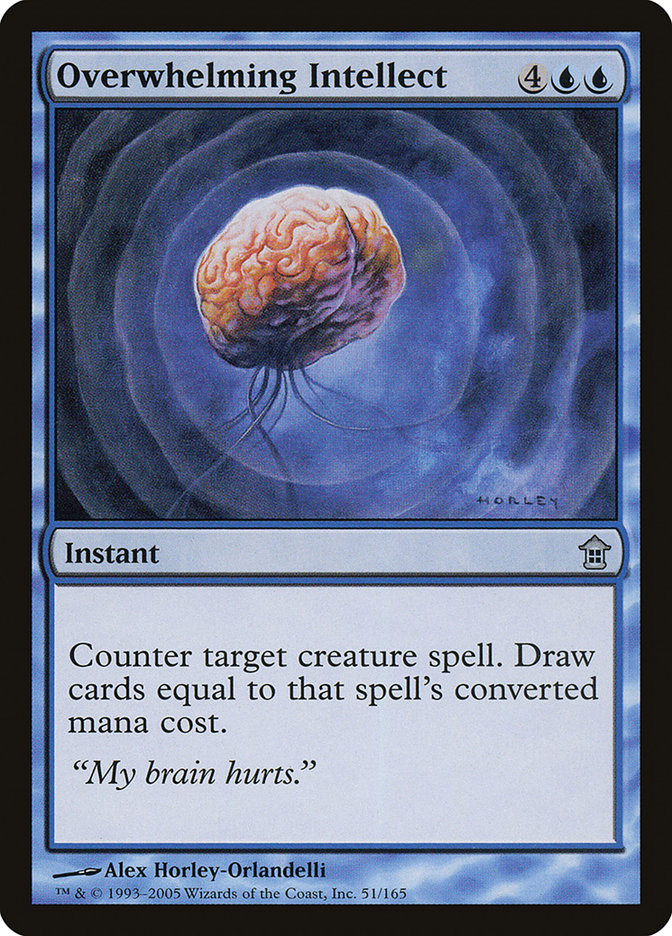 Overwhelming Intellect [Saviors of Kamigawa] - The Mythic Store | 24h Order Processing
