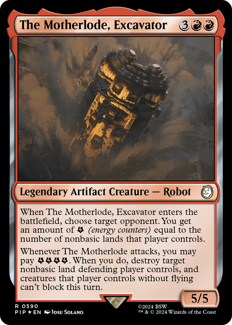 The Motherlode, Excavator (Surge Foil) [Fallout] - The Mythic Store | 24h Order Processing